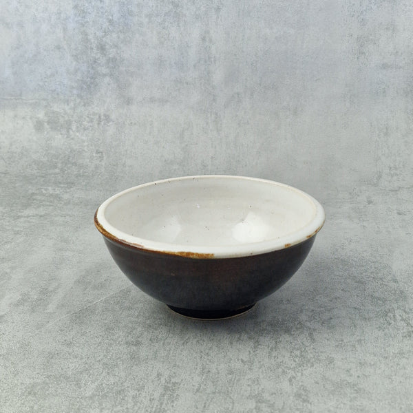 Blue Reactive & Tenmoku Shallow Bowl