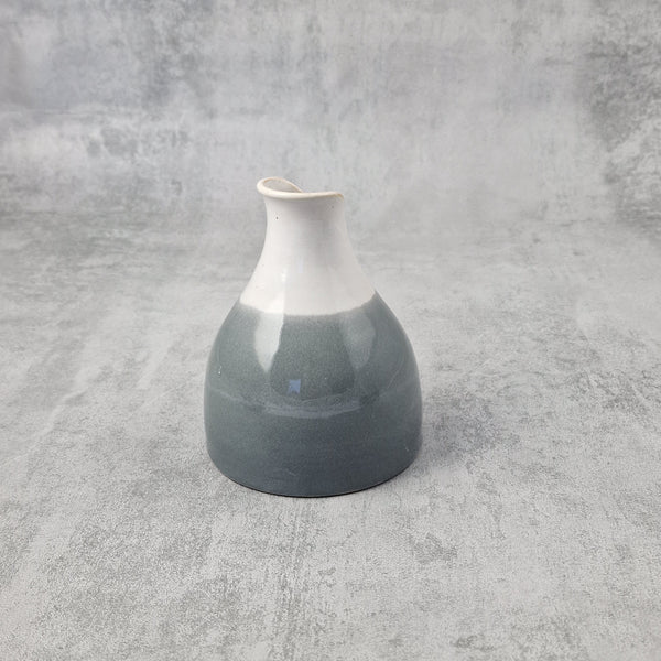 Grey & white Tealight