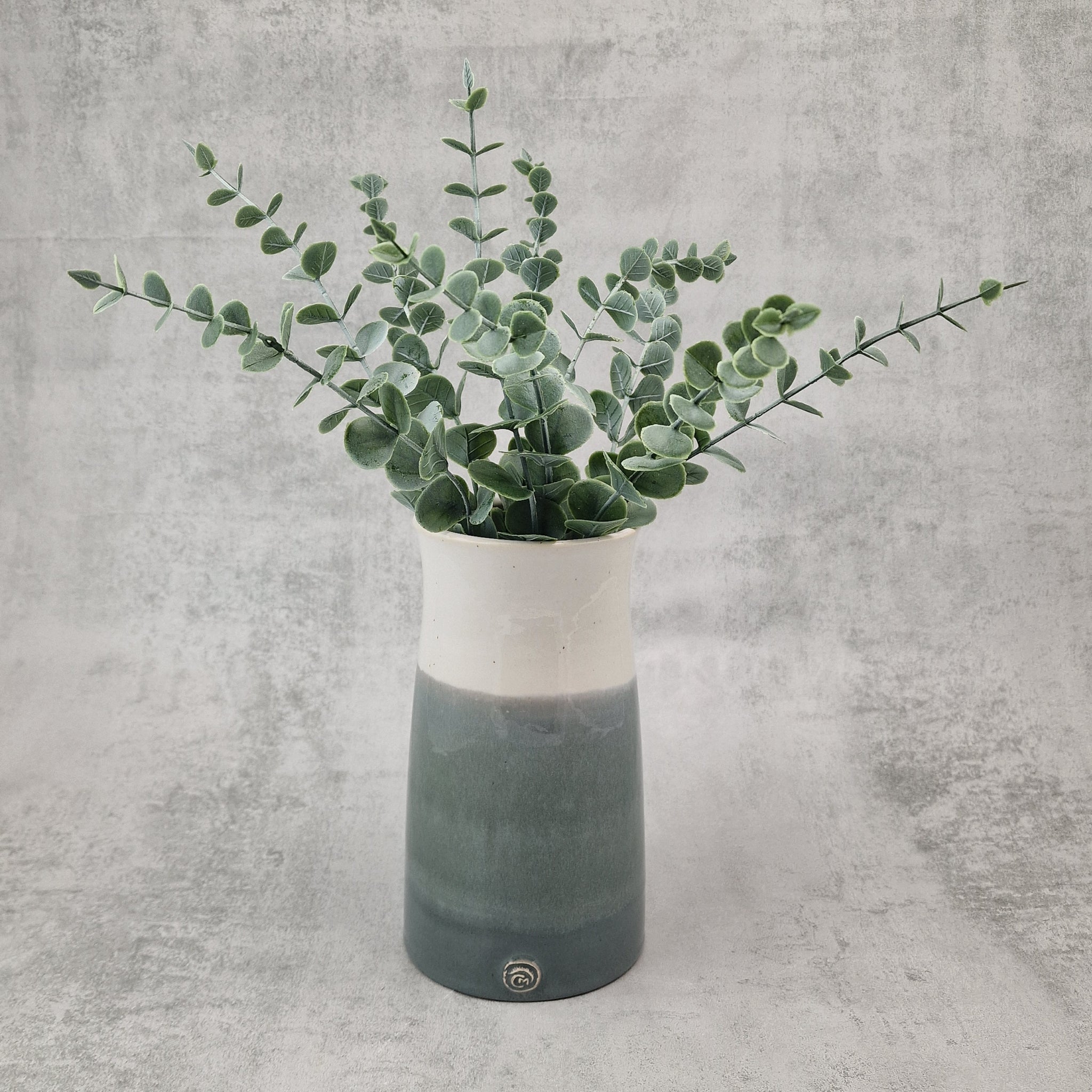 Grey & White Vase