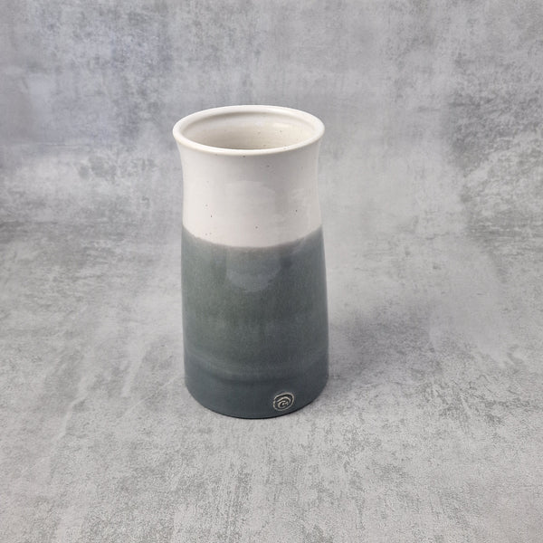 Grey & White Vase