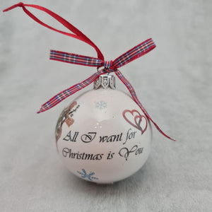 Hand Thrown Christmas Baubles