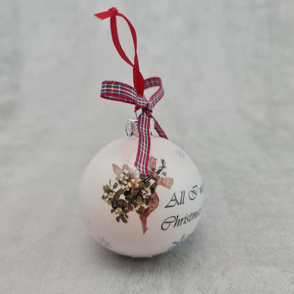 Hand Thrown Christmas Baubles