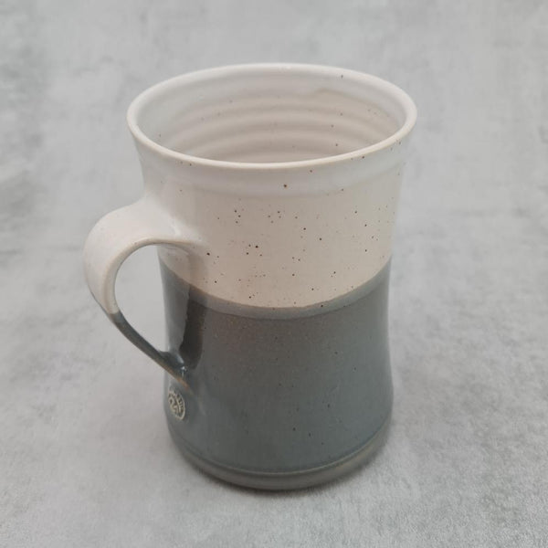 Grey & White Large Mug